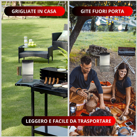 Dettaglio ciminiera barbecue resistente alte temperature