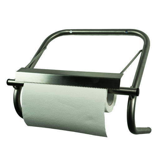 Porta rotolo industriale da muro VulcanInox acciaio inox artigianale