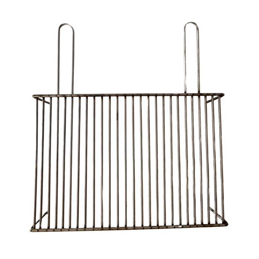 Griglia da campeggio VulcanInox 56x38cm in acciaio inox 304 made in Italy